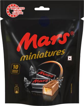 MARS Miniatures Nougat & Caramel Valentine's Chocolate Pack Bars