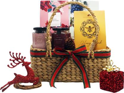 la chocoallure Christmas Star Gift Hamper | Christmas Gift Hamper Basket | Christmas Gifts | Crackles