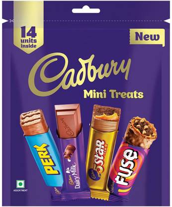 Cadbury Assorted Mini Treats Chocolate Bars Bars