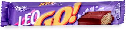 milka Leo Go Milk Bar - Crispy Wafer, 48 gm Bars
