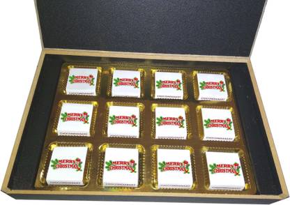 CHOCOINDIANART Merry Christmas 12pcs Very Sweet Chocolate Gifts | Truffles