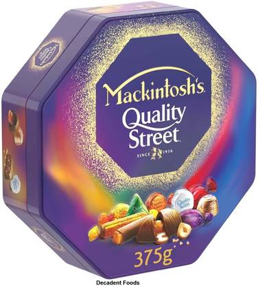 Decadent Foods Mackintosh's Quality Street Assorted Chocolates And Delicious Toffees Bars