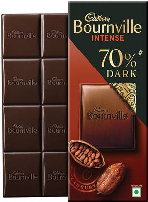 Cadbury Bournville Rich Cocoa 70% Dark Chocolate Bars
