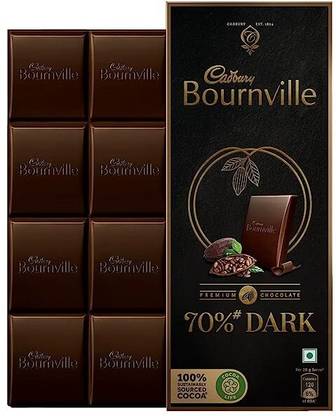 Cadbury Bournville Rich Cocoa 70% Dark Chocolate Bars