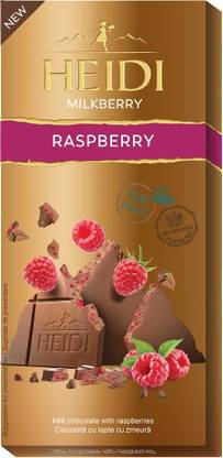Heidi Milkberry Milk Chocolate With Raspberries 100% Veg Swiss Imported Bars