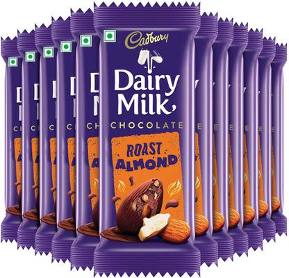 Cadbury Dairy Milk Roast Almond Chocolate Bars