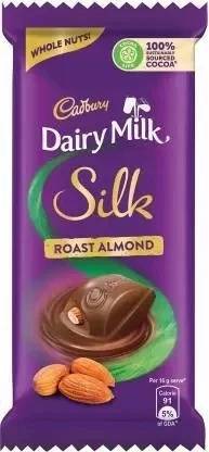 Cadbury Dairy Milk Silk Roast Almond Bars Bars