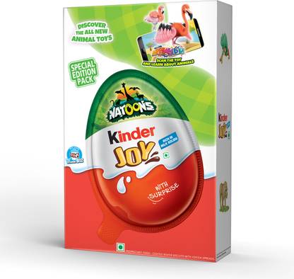 Kinder JOY T9 Natoons Special Edition Pack 180gm Fudges