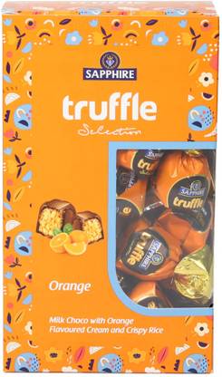Sapphire Truffle Selection Orange Truffles