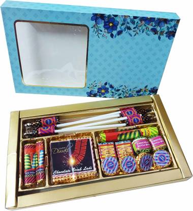 FabBites Diwali Gift Chocolate Box Cracker Shape Chocolates,Diwali Cracker Chocolates Box Bars