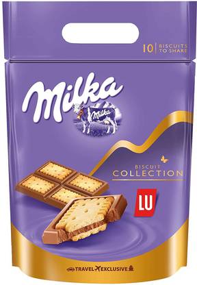 milka Biscuit Collection Lu Pouch Cream Filled Biscuit