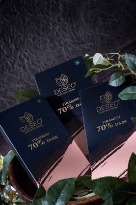 Deseo TIRAMISU 70% DARK CHOCOLATE BAR Bars