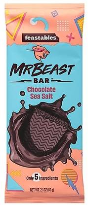 Mr Beast Milk Chocolate Bar Sea Salt Bars