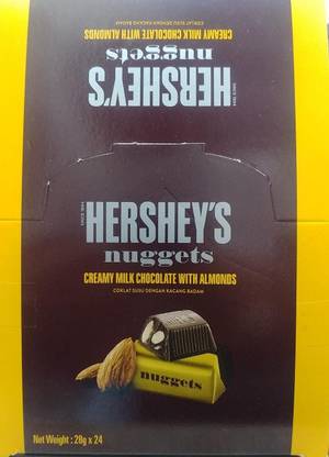 HERSHEY'S Nuggets Creamy Milk Chocolate With Crunchy Almond Bites