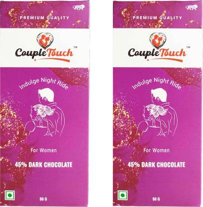 CoupleTouch Dark Chocolate Bar for Women | Luxurious Premium Mood- Upliftng Chocolate Bars