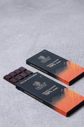 Deseo ORANGE ALMOND 70% DARK CHOCOLATE BAR Bars