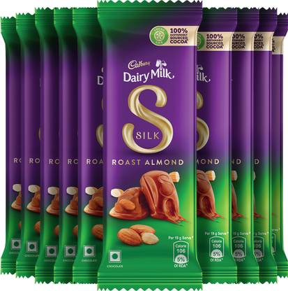 Cadbury Dairy Milk Silk Roast Almond Bars