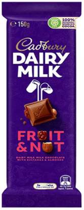 Cadbury Dairy Milk Fruit & Nut With Almonds (IMPORTED FROM AUSTRALIA) Bars