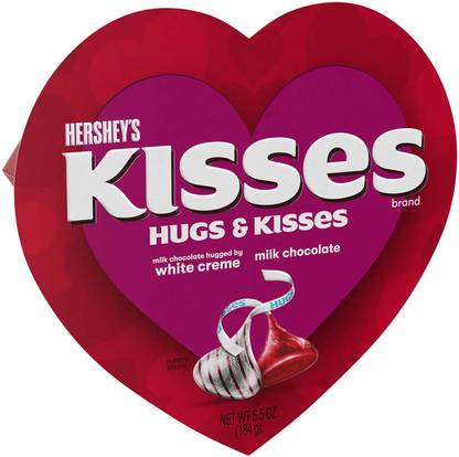 Hersheys Hugs With White Creme & Kisses Milk Chocolate Truffles