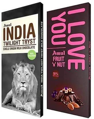 Amul FRUIT & NUT +TWILIGHT MILK CHOCOLATE Bars