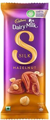 Cadbury Dairy Milk Silk Hazelnut Chocolate Bar, Bars