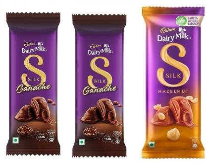 Cadbury Silk Ganache Chocolate & Silk Hazelnut Chocolate Bars Price in ...