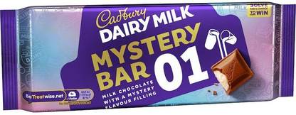 Cadbury airy Milk Mystery Bar 01 Milk Chocolate With a Mystery Flavour Filling Bars