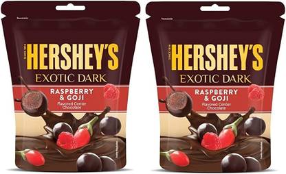 HERSHEY'S Exotic Dark Raspberry Goji Chocolate Bars