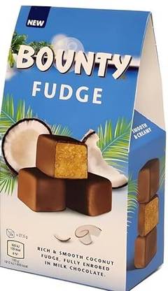 BOUNTY Fudge Coconut-Filled, Milk Chocolate-Enrobed Candy Bar Bites