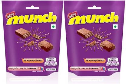 NESTLE MUNCH 374 GM PACK OF 2 Bars