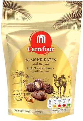 Carrefour Almond Dates Coated With Milk Chocolate Bites