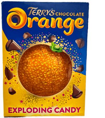 Terry's Orange Chocolate Exploding Candy Bars