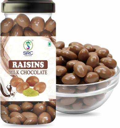 SRC Creations Raisins Milk Chocolate Rich Milk Chocolate covered Kishmish Caramels