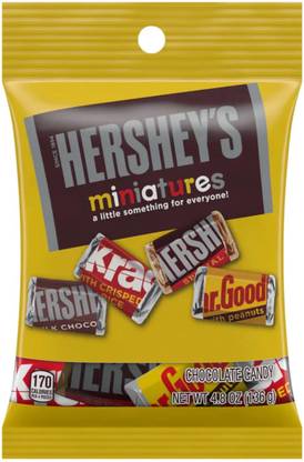 Hersheys Miniatures Mini Chocolate Candy Bars 4.8oz / 136g (Imported) Bars