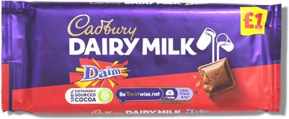 Cadbury DAIRY MILK Daim Chocolate Bars