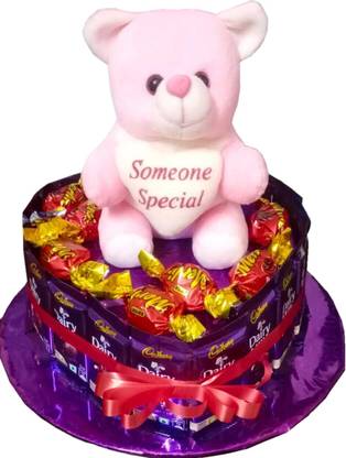 Cadbury Heart Shape Chocolates with Teddy Bars