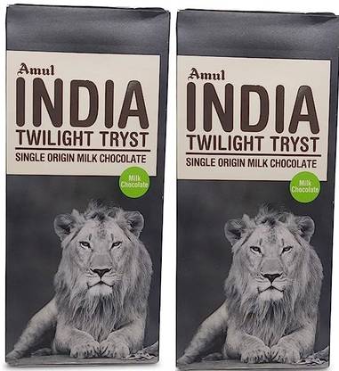 Amul Single Origin lion Milk Chocolate Bars