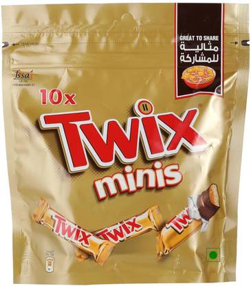 Twix MInis Chocolate 200g Bars