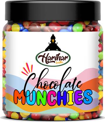 HARIHARKRIDHA Colourful Chocolate Munchies |Chocolate Balls | Gems |Buttons |Truffles Crackles Bites