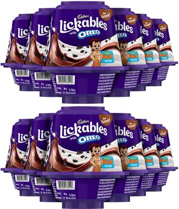 Cadbury Dairy Milk Lickables with Oreo Chunks Milk Chocolate Fudges