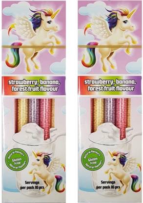 Quickmilk Quick Milk Lucky Box, Strawberry, Banana, Forest Fruit Straw Dip In Milk 26 Pcs Bites