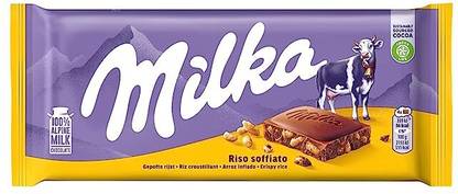 milka Riso Soffiato Chocolate Bars