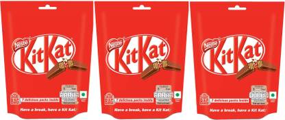 NESTLE KITKAT (3X126 g) 378 GM PACK OF 3 Bars