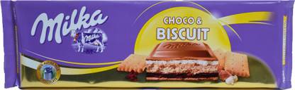milka Choco & Biscuit Chocolate Bar Pouch, 300 g Bars