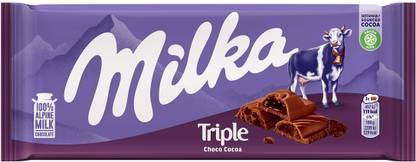 milka Triple Choco Cocoa Chocolate Bars