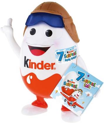 Kinder 7 Surprise Eggs Inside Milk Chocolate With King Size Toy Truffles