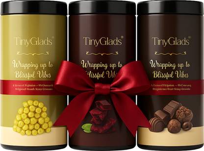TinyGlads Assorted Chocolate Jars | Gourmet Truffles , Crunchy Almond Treats | Truffles, Bites