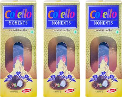 MyFruit Colleto Moments Center Fill Truffles Chocolate with Flavours of Strawberry Bites