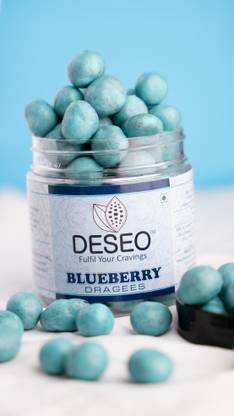 Deseo NEW_BLUEBERRY DRAGEES- 210 GMS EACH (PACK OF 2) Bites