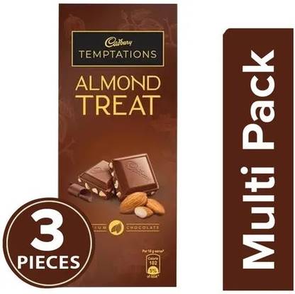 Cadbury Temptations Almond Treat Chocolate Bar Multipack Bars